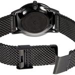 Stuhrling Original Men's Classic Ascot Somerset Elite Ultra Slim Black Mesh Bracelet Watch