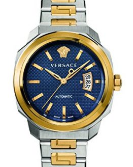 Versace Men's 'Dylos' Automatic Stainless Steel Casual Watch, Color:Two Tone (Model: VAG030016)