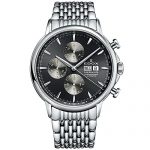 Edox Men's 01120 3M Gin Les Bemonts Analog Display Swiss Automatic Silver Watch