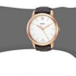 Fossil Men's The The Minimalist 3H Stainless Steel Quartz Leather Strap, Brown