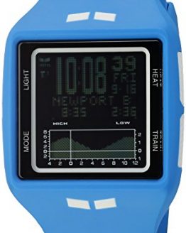 Vestal 'Brig' Quartz Plastic and Polyurethane Sport Watch, Color:Blue (Model: BRG034)