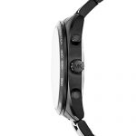 Michael Kors Men's Dane Quartz Stainless-Steel Strap, Black, 22 Casual Watch