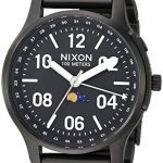 Nixon Men's Ascender Japanese-Quartz Watch with Stainless-Steel Strap, Black, 21 (Model: A12082474)