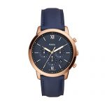 Fossil Men's FS5454 Neutra Chrono Analog Display Analog Quartz Blue Watch