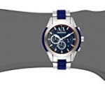 Armani Exchange AX1386 Men's Chronograph Watch with Blue Dial and Stainless Steel Bracelet – Stylish and Functional for Every Day