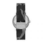 Michael Kors Men's Blake Quartz Watch with Stainless-Steel-Plated Strap, Silver/Multi/Black, 20