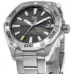 Tag Heuer Aquaracer Calibre 5 Black Dial Stainless Steel Men's Watch