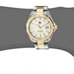 TAG Heuer Men's 'Aquaracracer' Swiss Quartz Gold and Stainless Steel Dress Watch