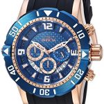 Invicta Men's Pro Diver Stainless Steel Quartz Diving Watch with Polyurethane Strap, Two Tone, 24 (Model: 23713)