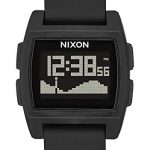 NIXON Base Tide A1108 - Rasta - 104M Water Resistant Men's Digital Surf Watch (38 mm Watch Face, 26 mm Pu/Rubber/Silicone Band)