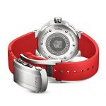 Oris Aquis Men's Regulateur Titanium Automatic Black Dial Additional Red Strap Set Watch