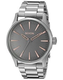 Nixon Men's A4502064 Sentry 38 SS Analog Display Analog Quartz Watch