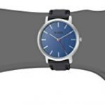 Nixon Men's Porter Stainless Steel Japanese-Quartz Watch with Leather-Synthetic Strap, Black