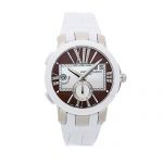 Ulysse Nardin Executive Dual Time Mechanical (Automatic) Brown Dial Womens Watch 243-10/30-05 (Certified Pre-Owned)