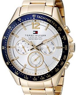 Tommy Hilfiger Men's 1791121 Sophisticated Sport Gold-Tone Stainless Steel Watch