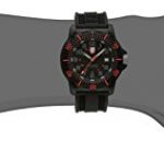 Luminox Men's 8815 Black Resin Watch with Red Accents