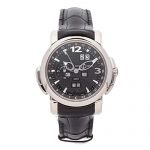 Ulysse Nardin GMT Perpetual Mechanical (Automatic) Black Dial Mens Watch 320-60/62 (Certified Pre-Owned)