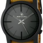 Rip Curl Men's A2692 - TAN Cambridge Steel Leather Midnight Tan Analog Surf Watch