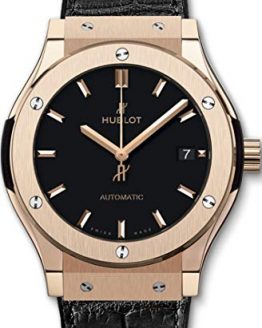 Hublot Classic Fusion 45mm Rose Gold Black Dial Watch 511.OX.1181.LR