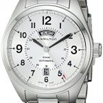 Hamilton H70505153 Watch Khaki Field Mens - Silver Dial Stainless Steel Case Automatic Movement