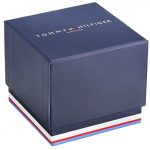 Tommy Hilfiger Men's Quartz Watch with Silicone Strap, Blue