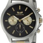 Vestal Unisex HEICM05 Heirloom Chrono Analog Display Quartz Silver Watch