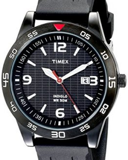 Timex Men's Fairlawn Avenue Black Resin Strap Watch