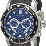 Invicta Men's 6977 Pro Diver Collection Chronograph Black Dial Black Polyurethane Watch