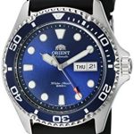 Orient Men's 'Ray II Rubber' Japanese Automatic Stainless Steel Diving Watch, Color:Silver-Toned (Model: FAA02008D9)