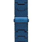 GUESS Rectangular Blue Ionic Plated Mesh Bracelet Watch