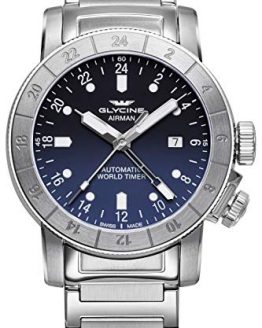 Glycine Airman Swiss Automatic Men's Watch with Stainless Steel Bracelet - GL0156: A Timeless Classic