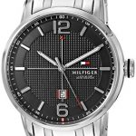Tommy Hilfiger Men's 1791215 Analog Display Japanese Quartz Silver Watch