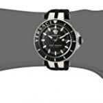 Versace Men's 'V-Race' Swiss Quartz Stainless Steel and Silicone Casual Watch, Color: Black