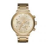 A|X Men's Gold Tone Stainless Steel Watch