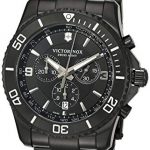 Victorinox Men's Maverick Swiss-Quartz Stainless-Steel Strap, Black, 22 Casual Watch (Model: 241797)
