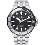 Edox Men's Delfin The Original 43mm Silver-Tone Metal Bracelet Steel Case Quartz Watch 53015 357NM NIN