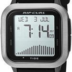 Rip Curl Men's Quartz Sport Watch with Silicone Strap, Black, 22 (Model: A1137GUN1SZ)