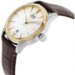 Oris Artelier Automatic Silver Dial Brown Leather Watch