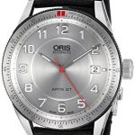 Oris Men's 'Artix GT' Swiss Stainless Steel and Leather Automatic Watch, Color:Black (Model: 73376714461LS)