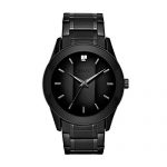 Relic by Fossil Men's Rylan Quartz Stainless Steel Diamond Accent Dress Watch, Color: Black (Model: ZR77271)