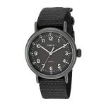 Timex Men's 40 mm Standard Fabric Strap Black One Size
