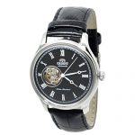 Orient Open Heart Automatic Black Dial Mens Watch FAG00003B0