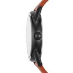 Fossil Men's ' Ledger Quartz Stainless Steel and Leather Watch, Color: Brown