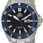 Orient Men's Kano Japanese-Automatic Diving Watch with Stainless-Steel Strap, Silver, 21 (Model: RA-AA0009L19A)