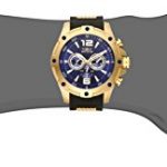Invicta Men's I-Force 18k Gold Ion-Plated Watch with Black Polyurethane Band