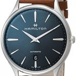 Hamilton H38525541 Jazzmaster Thinline Auto Men's Watch Tan 40mm Stainless Steel