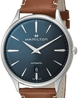 Hamilton H38525541 Jazzmaster Thinline Auto Men's Watch Tan 40mm Stainless Steel