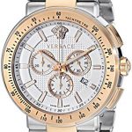 Versace Men's VFG130015 Mystique Sport Two-Tone Gold Ion-Plated and Stainless Steel Watch
