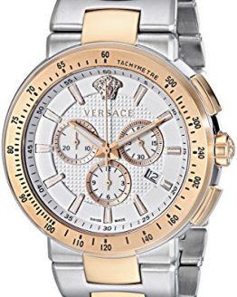 Versace Men's VFG130015 Mystique Sport Two-Tone Gold Ion-Plated and Stainless Steel Watch