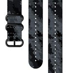 Suunto Watch Strap, 24mm, Textile, Concrete Black- Explore